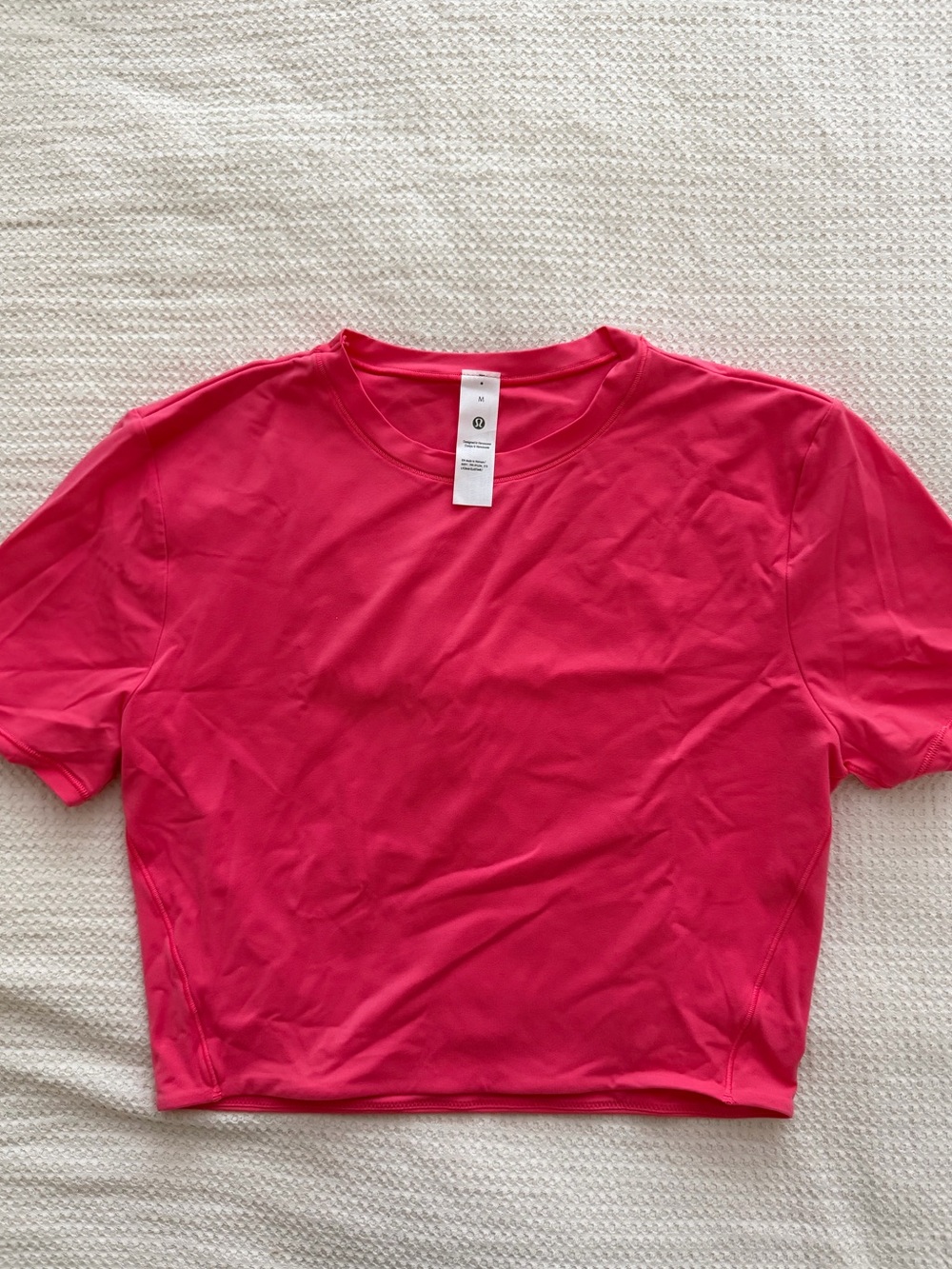 Lululemon Crop Top - Bright Pink